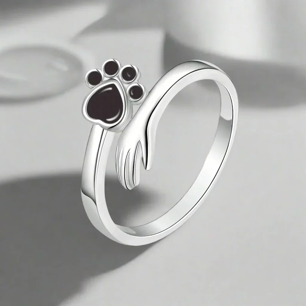 Whispering Paws Adjustable Ring