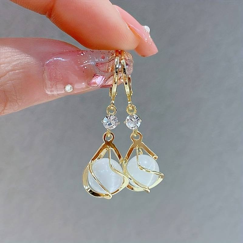 Vintage Opal Drop Earrings
