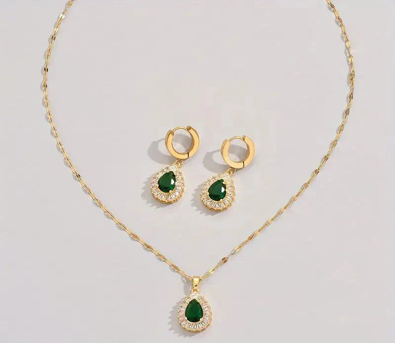 Rhea Lysandra Jewelry Set | Gold