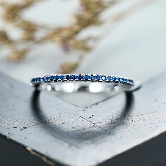 Soraya Azure Ring | Weißgold