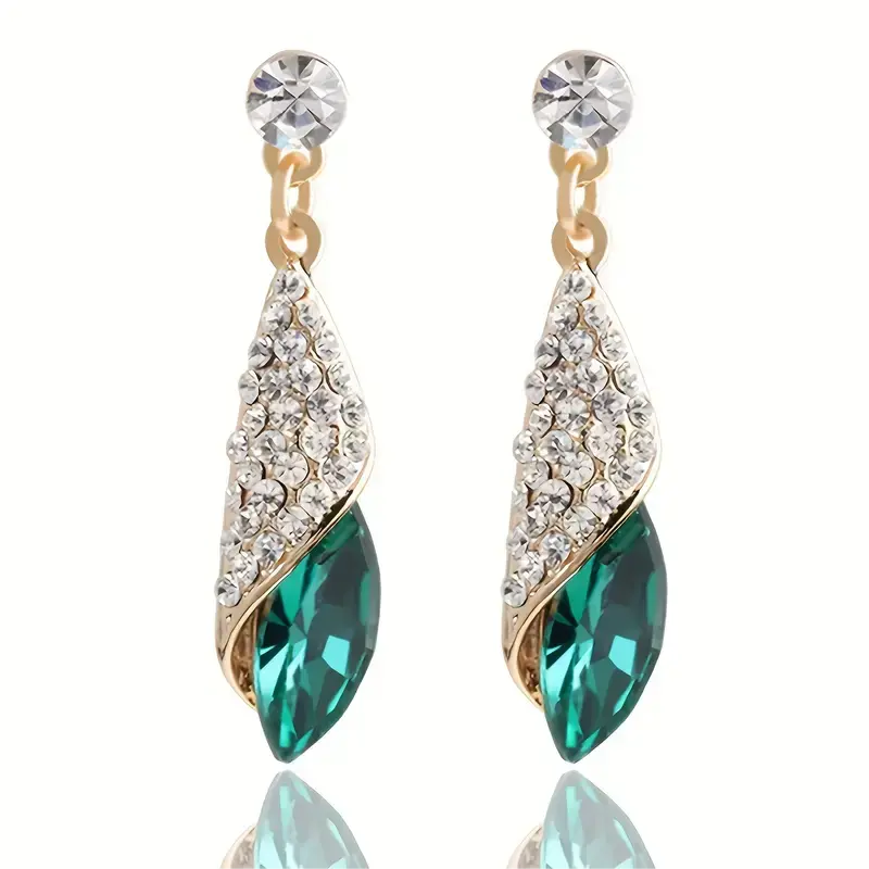 Veyluth Emeraya Drop Earrings | Gold