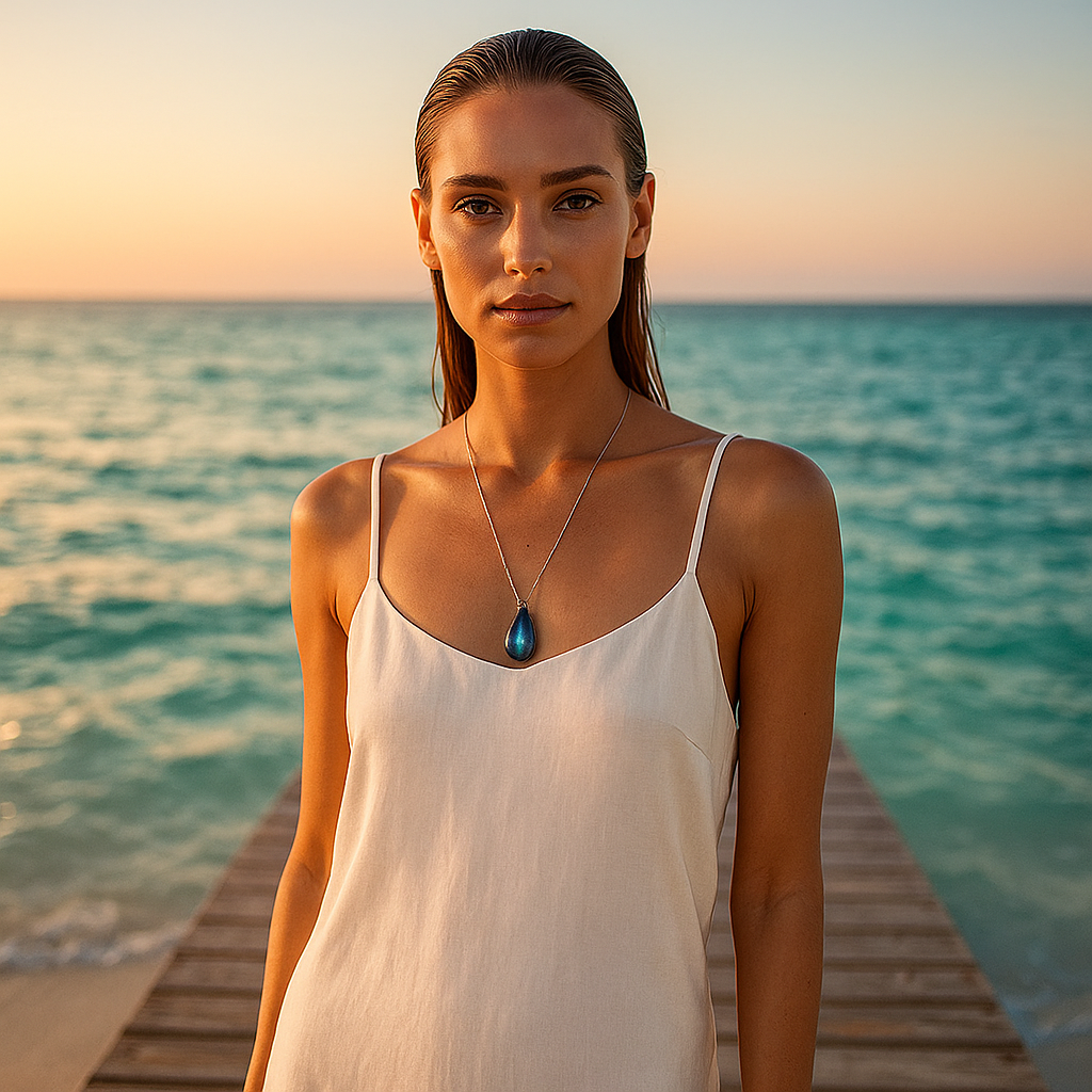 Azure | Halskette aus Labradorit