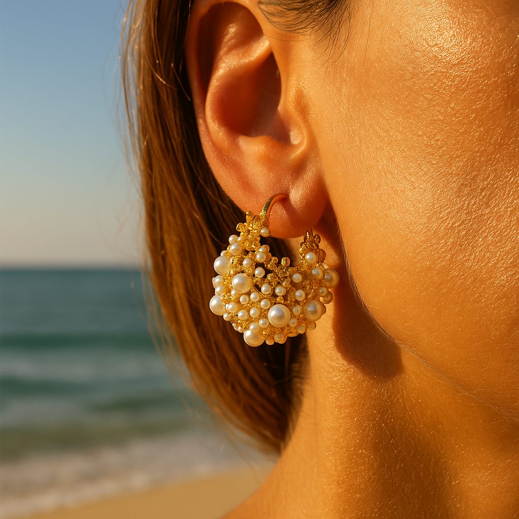 Diana | Golden Sunrise Earrings