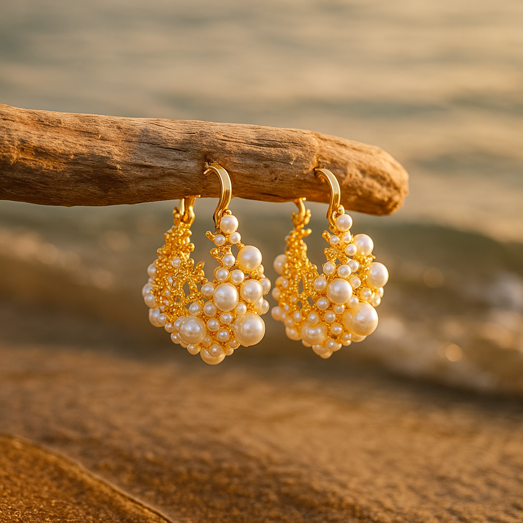Diana | Golden Sunrise Earrings