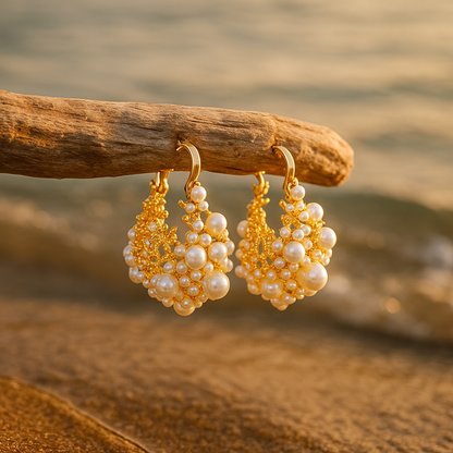 Diana | Golden Sunrise Earrings