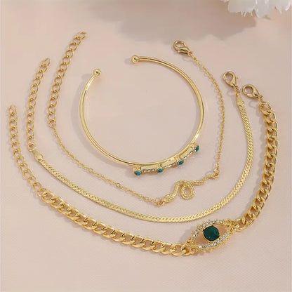 Serpina Veyra Armreif-Set | Gold