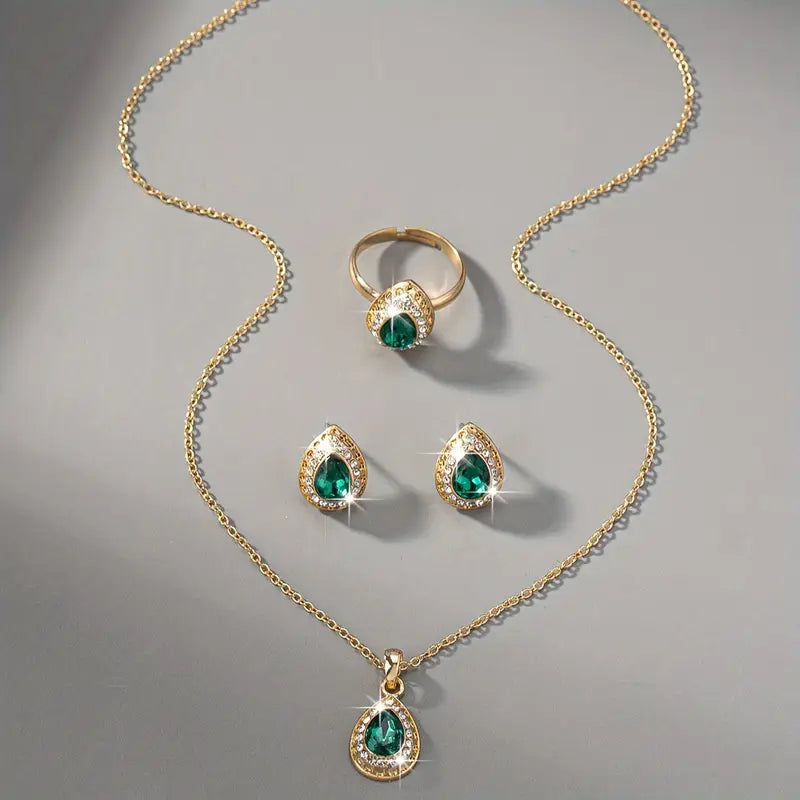 Noemie Glastria Jewelry Set | Gold