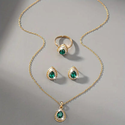 Noemie Glastria Jewelry Set | Gold