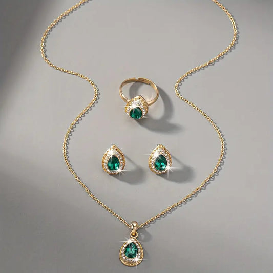 Noemie Glastria Jewelry Set | Gold