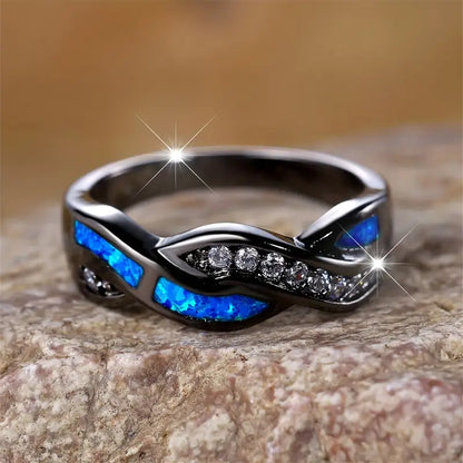 Thessia Lunara Ring | Weißgold