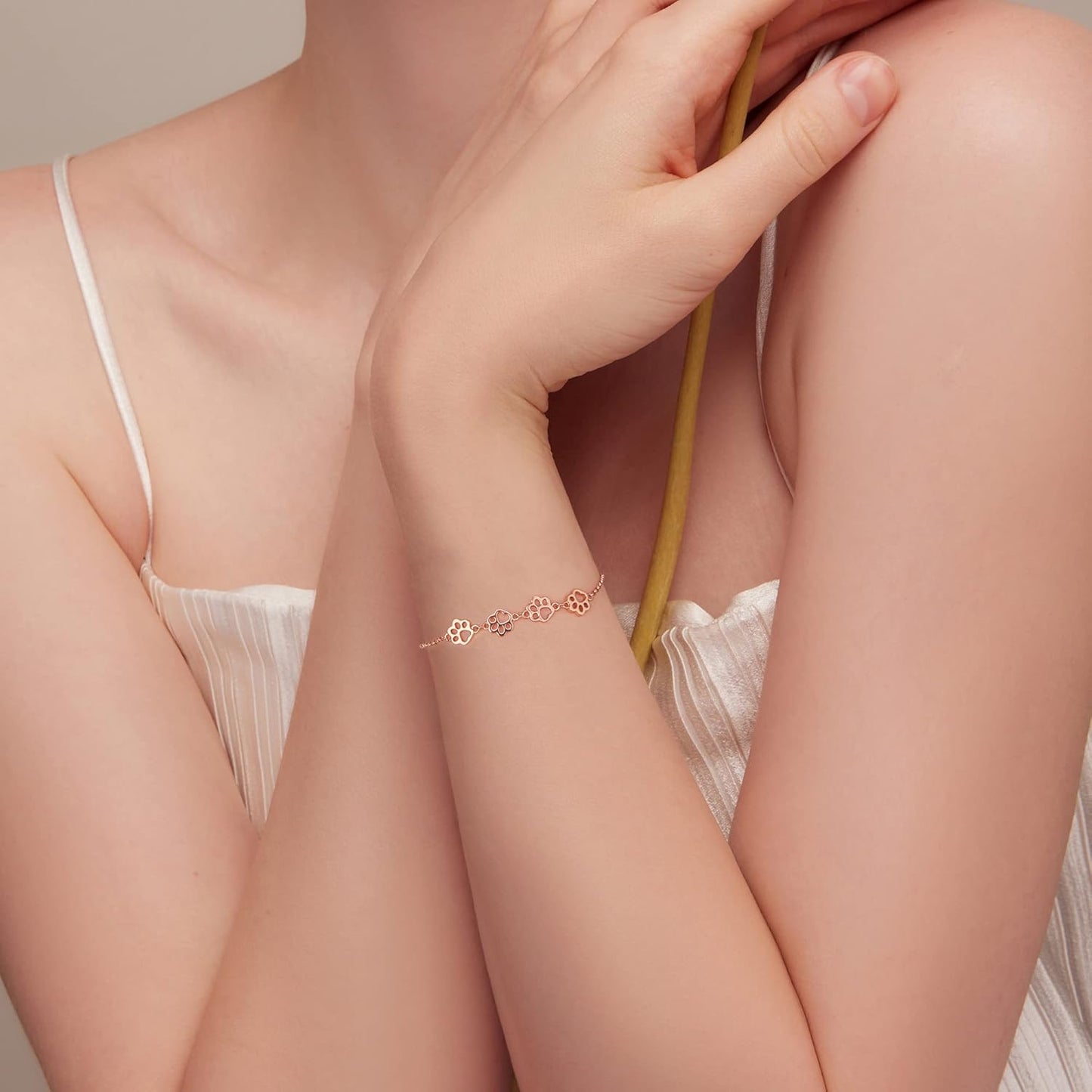 Sanfte Pfotenabdruck Armband