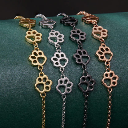 Sanfte Pfotenabdruck Armband