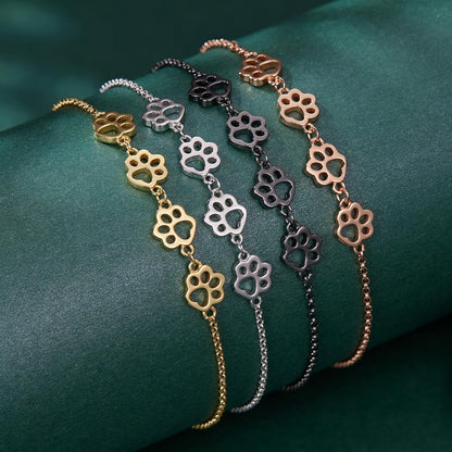 Sanfte Pfotenabdruck Armband