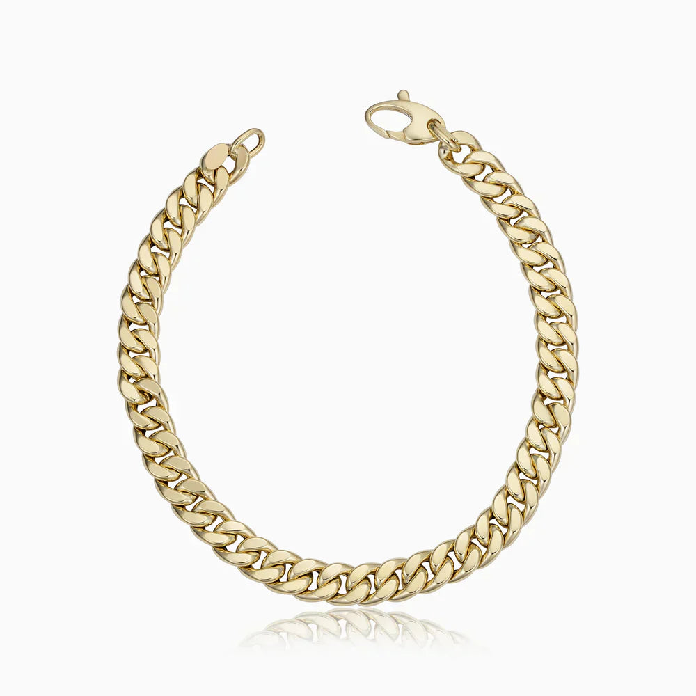 Heritage Cuban Bracelet | Weißgold