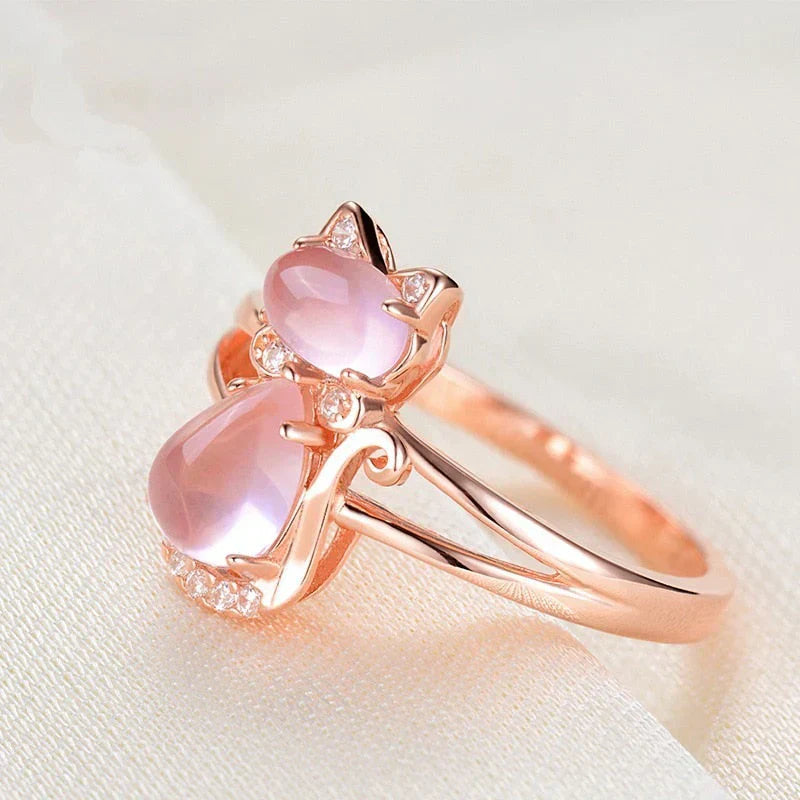 Katt Ring in Rosé-Gold | Rosé-Gold