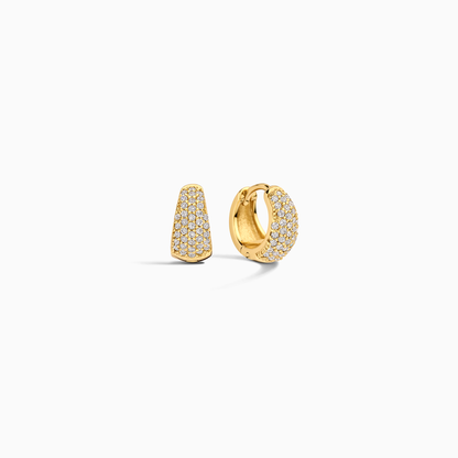 Jules Petite Hoops | Weißes Gold