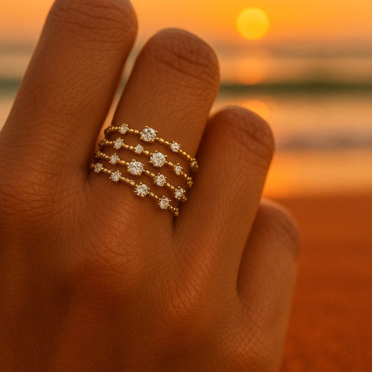 Pelagis | Set von Goldenen Ringen