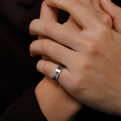 Sanfte Pfotenabdruck Ring