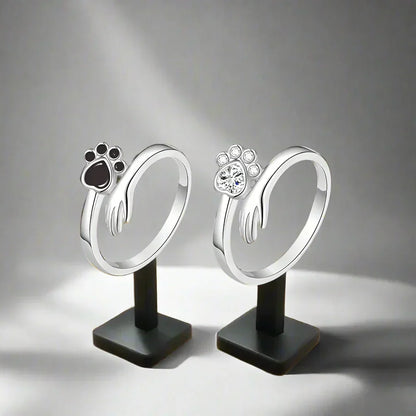 Whispering Paws Adjustable Ring