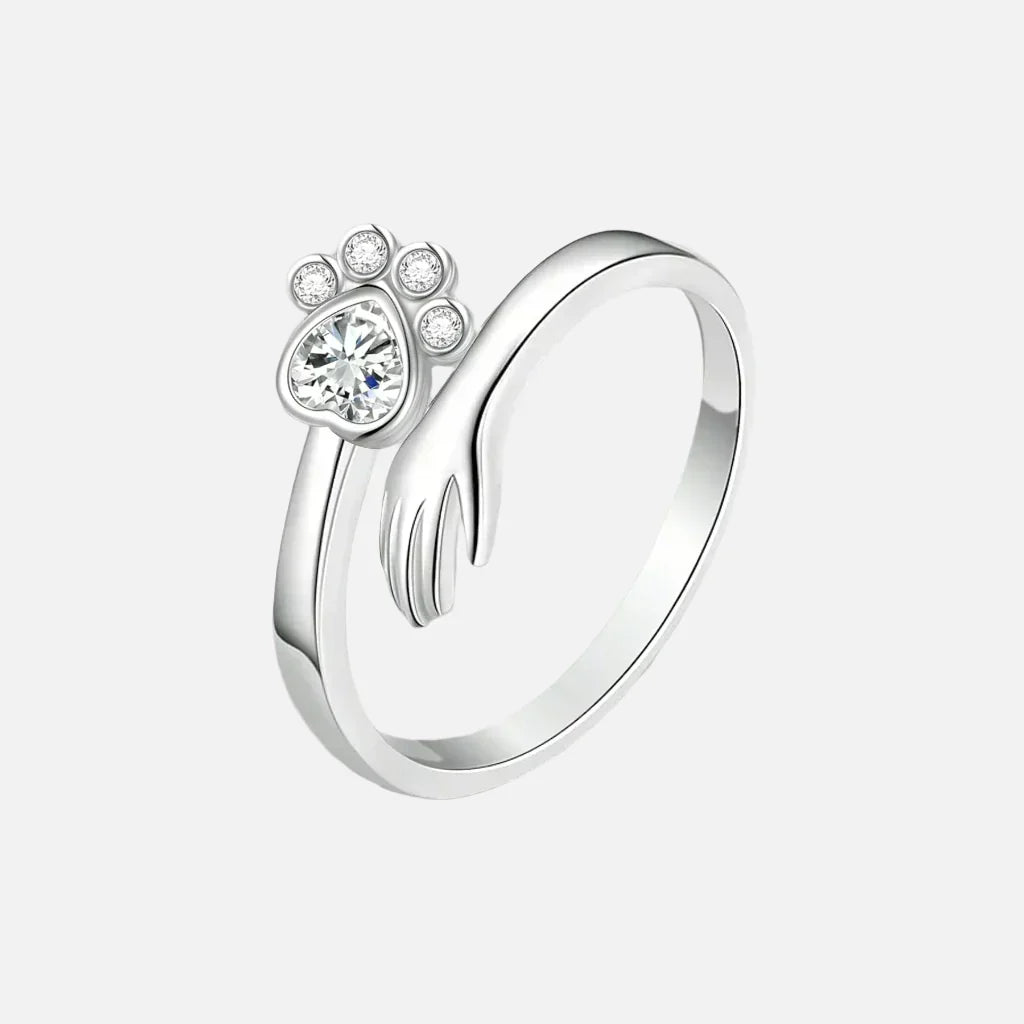 Whispering Paws Adjustable Ring