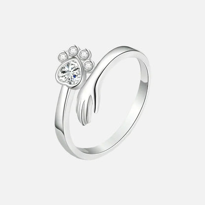 Whispering Paws Adjustable Ring