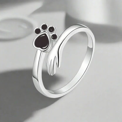 Whispering Paws Adjustable Ring