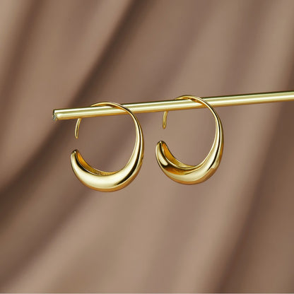 Cina - Teardrop Hoop Earrings