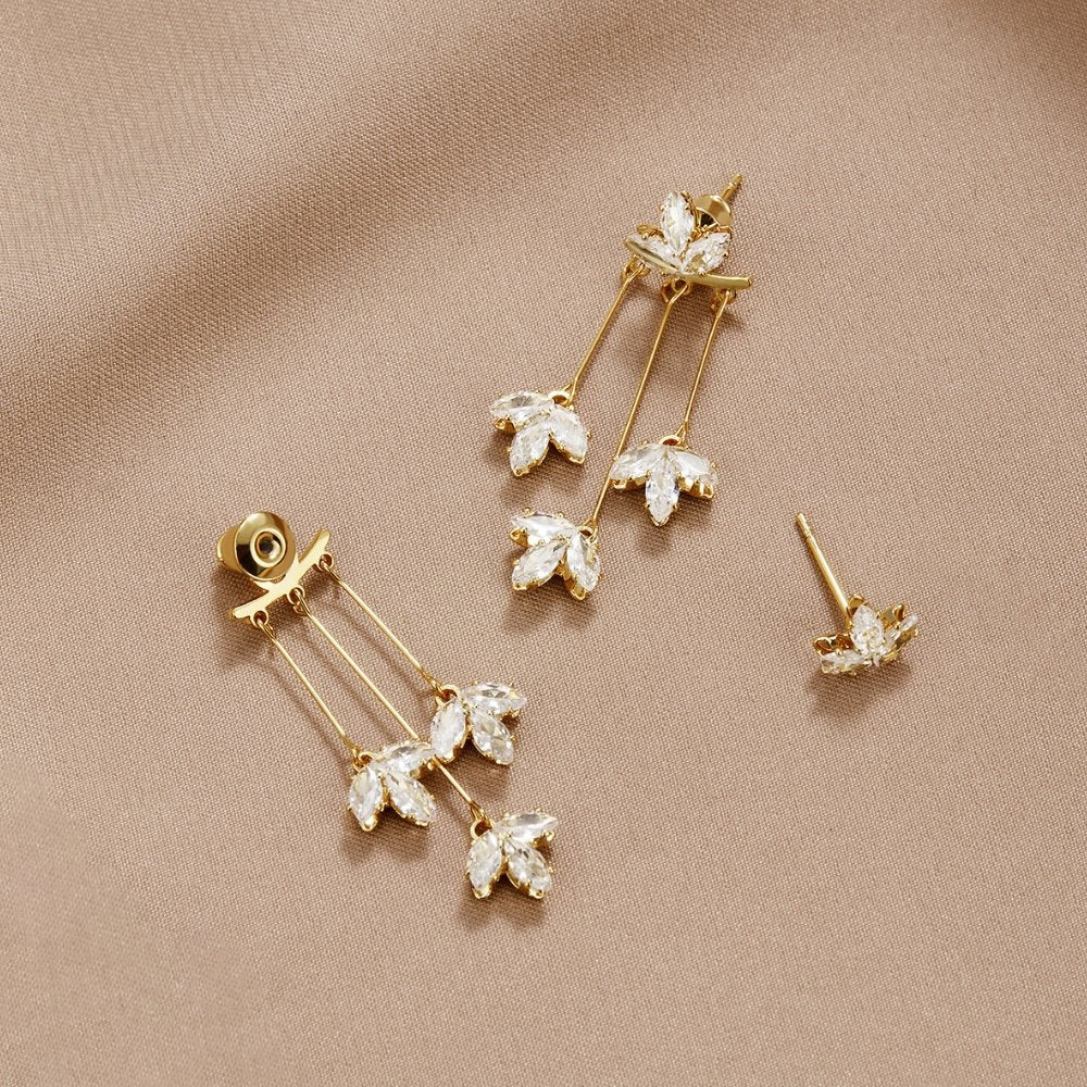 Stilvolle Wasserfall-Ohrhänger