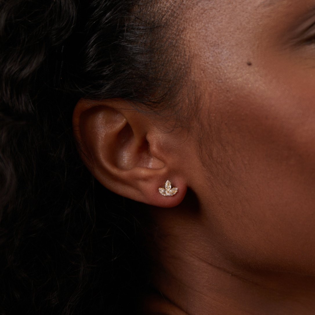 Stilvolle Wasserfall-Ohrhänger