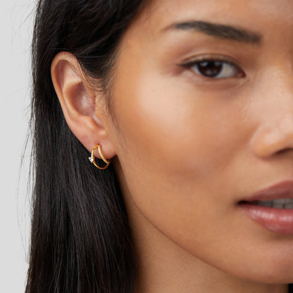 Artie Crystallia Gold Earrings