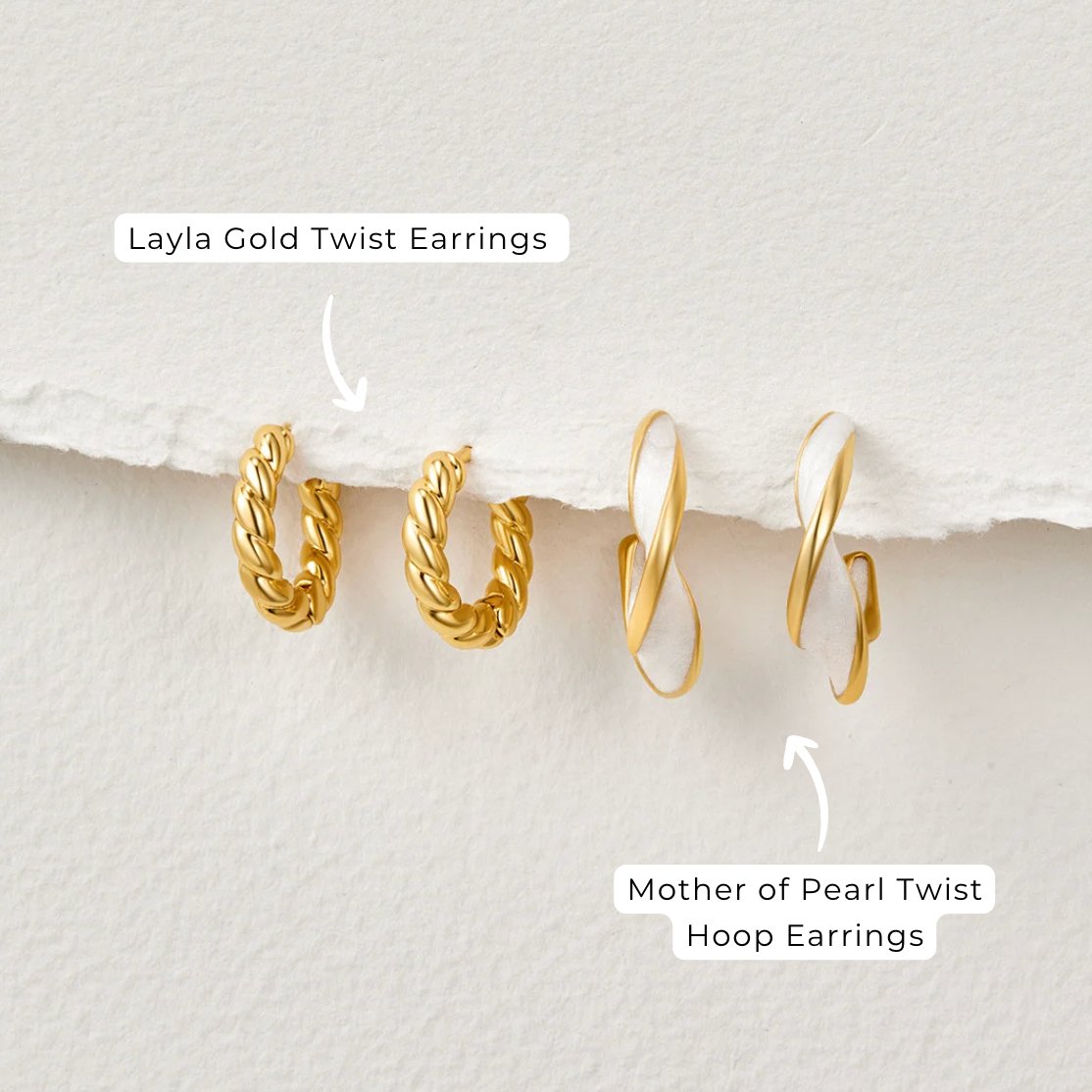 Celestial Gold Spiral Earrings