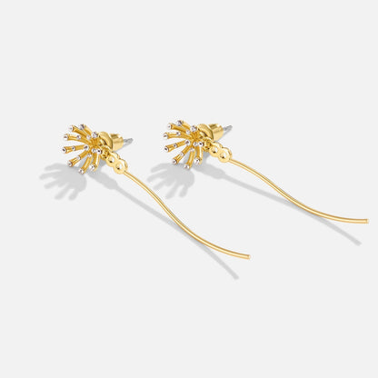 Wunsch Löwenblume 18K Gold Ohrringe