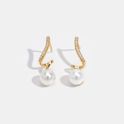 Tam Pearl Ripple Earrings