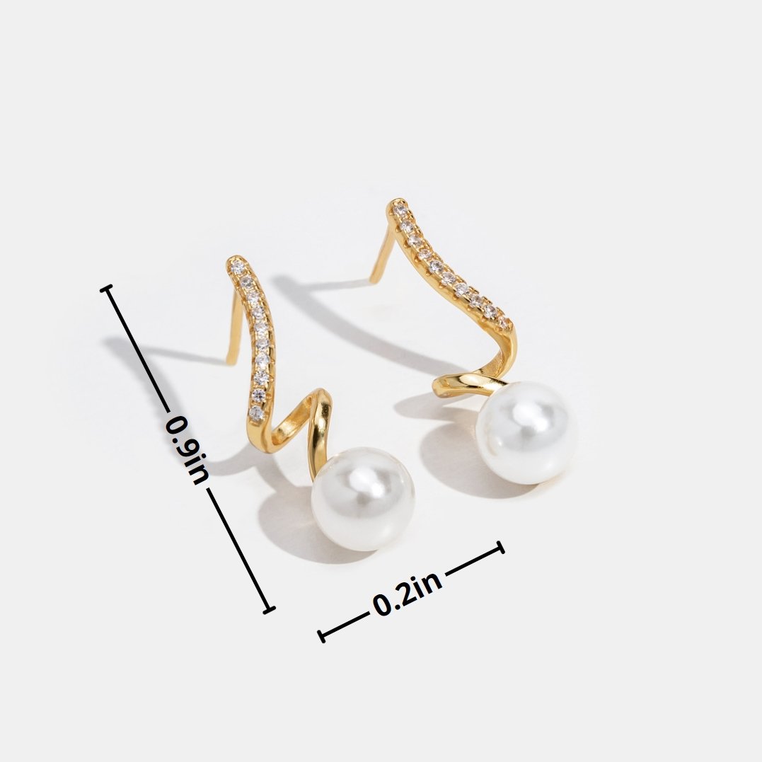 Tam Pearl Ripple Earrings