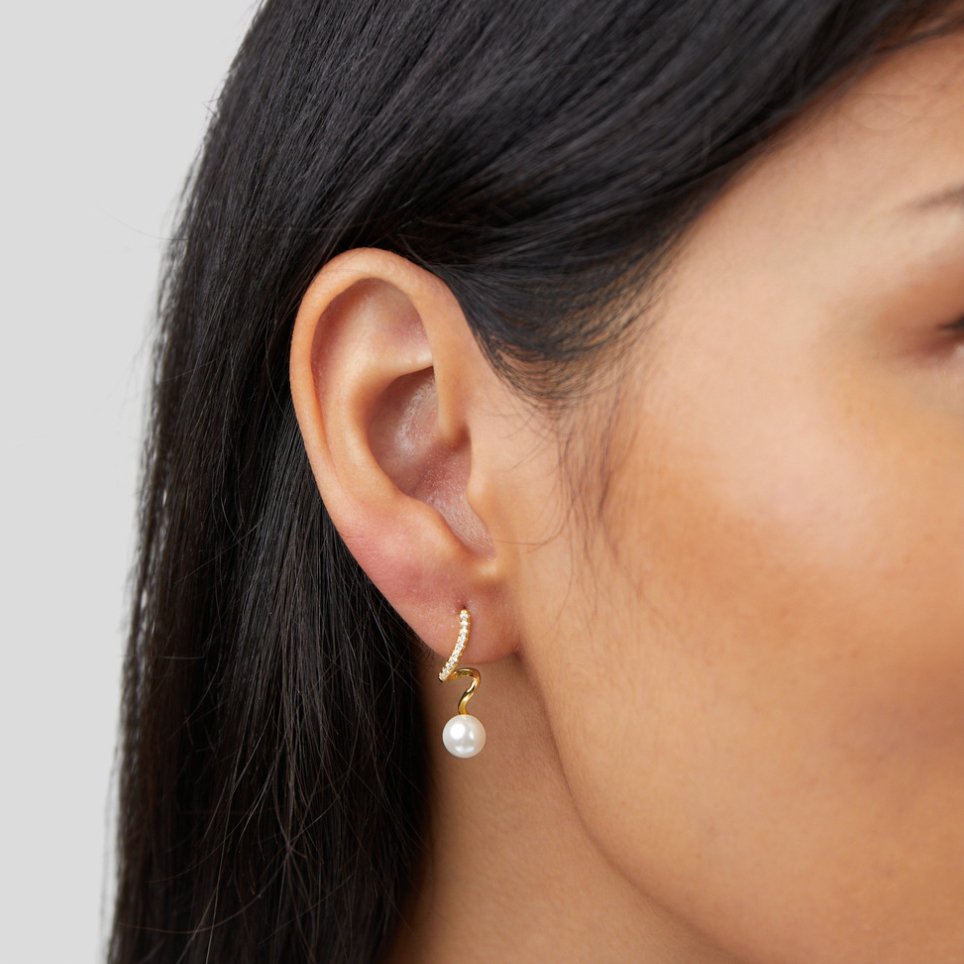 Tam Pearl Ripple Earrings