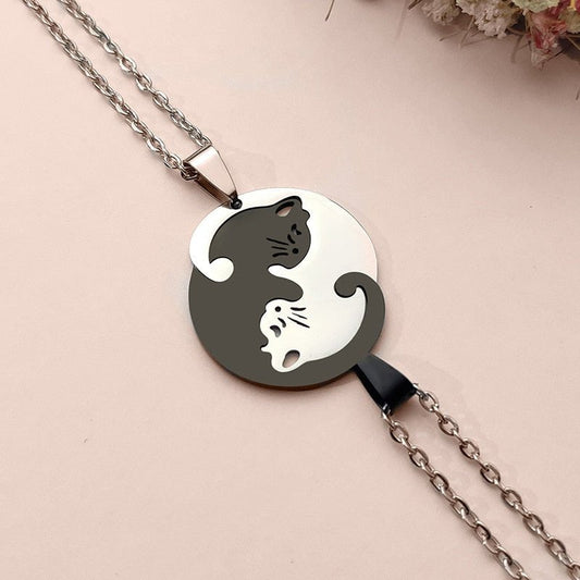 Yin Yang Katzen Charm